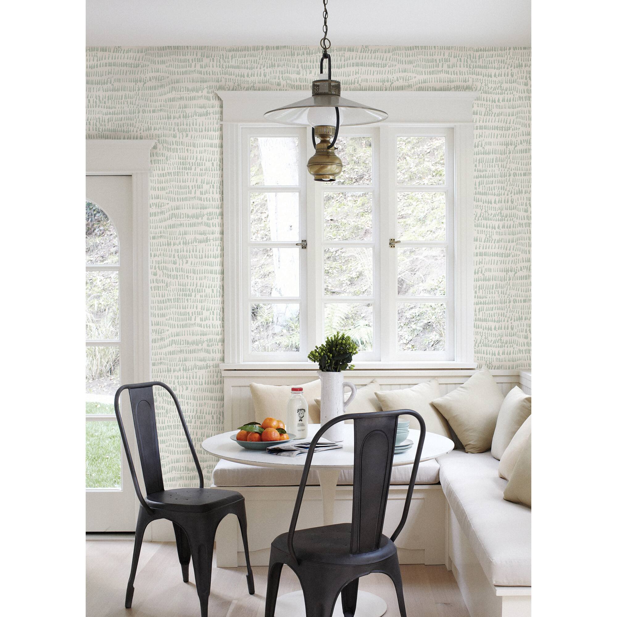 NuWallpaper Kylver Seafoam Peel & Stick Wallpaper